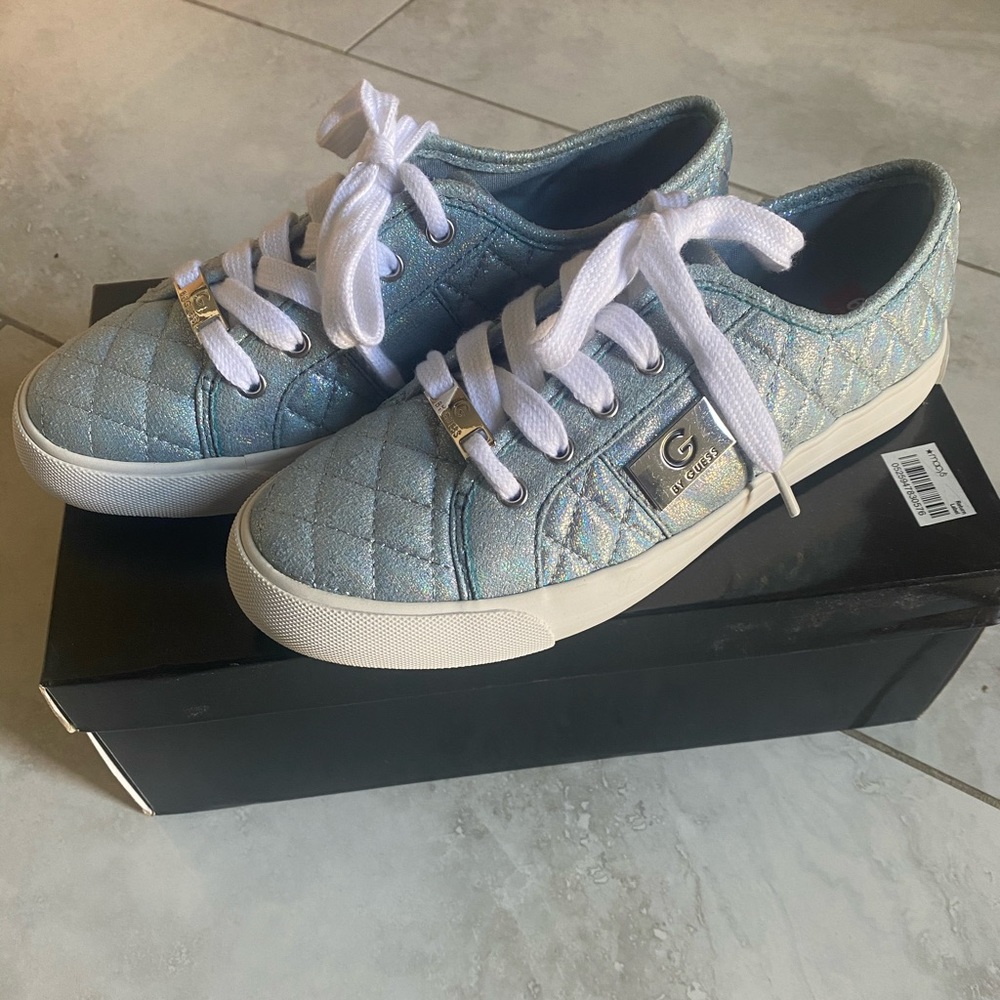 G by Guess Leather Quilted Sneakers